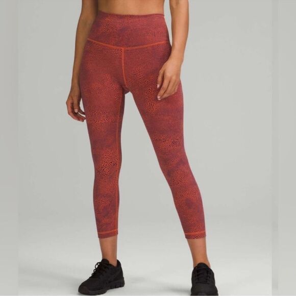 Lululemon Wunder Train High-Rise Crop 23" Size 12 - Picture 1 of 12